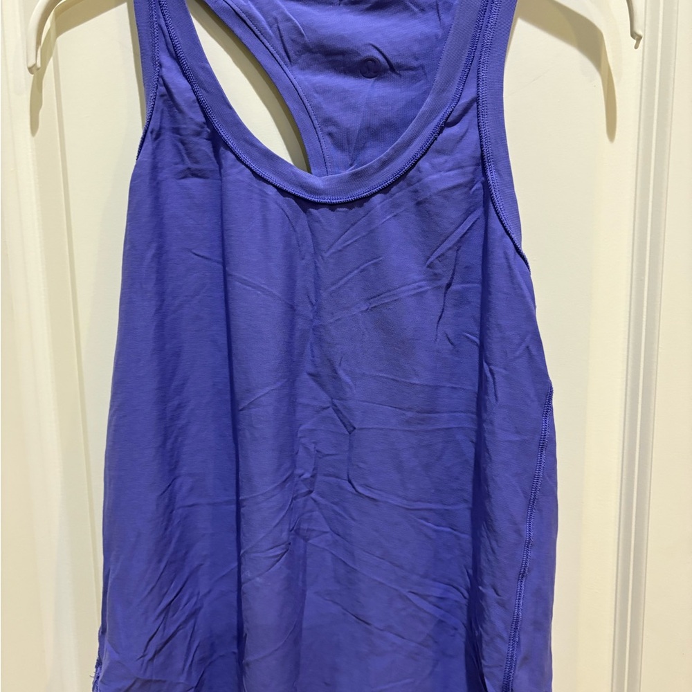 Vibrant Lululemon Purple Racerback Sleeveless Tank Top